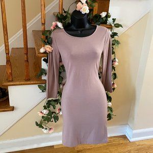 FOREVER 21-T-SHIRT DRESS (3/4 SLEEVED)